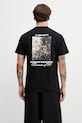 Odzież Carhartt WIP S/S Warm Views T-Shirt bawełniany męski I036246.89XX czarny