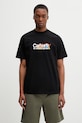 Odzież Carhartt WIP S/S Primary T-Shirt bawełniany męski I036238.89XX czarny