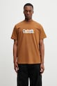 Carhartt WIP S/S Primary T-Shirt t-shirt bawełniany męski brązowy I036238.HZXX