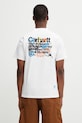 Odzież Carhartt WIP S/S Primary T-Shirt t-shirt bawełniany damski I036238.02XX biały