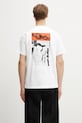 Odzież Carhartt WIP S/S Sean Hamilton 01 T-Shirt bawełniany męski I036268.02XX biały