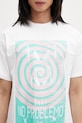 No Problemo Spiral t-shirt męski bawełniany biały NP6002605