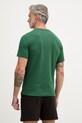 Odzież Lacoste T-shirt męski z bawełną TH0338 zielony