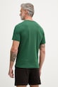 Odzież Lacoste T-shirt męski z bawełną TH0338 zielony