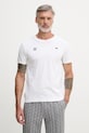 Lacoste t-shirt Ανδρικό με βαμβάκι μπεζ TH8309