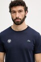 Lacoste T-shirt męski z bawełną granatowy TH8309