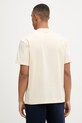 Lacoste T-shirt męski bawełniany TH1427 beżowy SS26