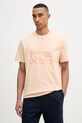 Lacoste T-shirt męski bawełniany pomarańczowy TH1427