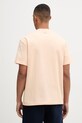 Odzież Lacoste T-shirt męski bawełniany TH1427 pomarańczowy