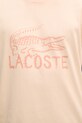 Lacoste T-shirt męski bawełniany TH1427 pomarańczowy