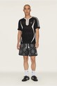 adidas Originals CLOT x adidas by Edison Chen T-shirt swetrowy z bawełną męski KE7074 czarny SS26