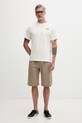 The North Face T-shirt męski bawełniany RETRO EARTH NF0A8G9PQLI1 beżowy SS26