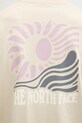The North Face T-shirt męski bawełniany SUN OVERSIZE NF0A8GA0DOM1 beżowy