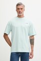 Odzież The North Face T-shirt męski bawełniany SUN OVERSIZE NF0A8GA0G701 zielony