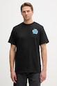 Ρούχα The North Face t-shirt Ανδρικό βαμβακερός DRIP LOGO NF0A8GABJK31 μαύρο