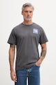 Odzież The North Face T-shirt męski bawełniany MOUNTAIN ESCAPE NF0A8GB1RHI1 szary