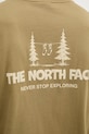 The North Face tričko pánské bavlněné CAMPING RELAXED NF0A8GQM2EL1 zelená