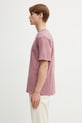 Gramicci FOOTPRINTS TEE PIGMENT DYED t-shirt basic bawełniany męski G6SU.T119. różowy SS26