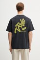 Gramicci RUNNING MAN TEE t-shirt basic bawełniany męski czarny G6SU.T107.