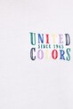 United Colors of Benetton T-shirt męski bawełniany 3UWFU10BV biały