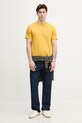 United Colors of Benetton T-shirt męski bawełniany 3MI5J1AF7. żółty SS26
