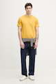 United Colors of Benetton T-shirt męski bawełniany 3MI5J1AF7. żółty SS26