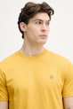 United Colors of Benetton T-shirt męski bawełniany żółty 3MI5J1AF7.
