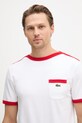 Lacoste T-shirt męski bawełniany biały TH1789