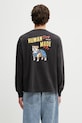 Human Made longsleeve męski bawełniany czarny HM31CS037