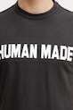 Human Made T-shirt bawełniany męski czarny HM31TE012