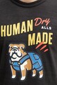 Human Made T-shirt bawełniany męski czarny HM31TE015