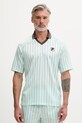 Fila polo męskie COVERCIANO turkusowy FAM1196