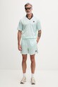 Fila polo męskie COVERCIANO FAM1196 turkusowy SS26