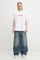 AAPE T-shirt męski bawełniany AAPTEM1821XXQ biały