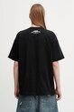 Odzież AAPE T-shirt bawełniany męski AAPTEM1847XXQ czarny