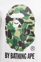 A Bathing Ape Abc Camo T-shirt bawełniany męski biały 0ZXTEM005101Q