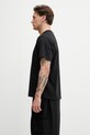 Ader Error T-shirt z bawełną męski BN01FWTS0111BK czarny SS26