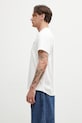 Ader Error tričko s bavlnou pánske BP01SSTS0104OW biela SS26