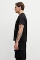 Ader Error T-shirt bawełniany męski BP01SSTS0109BK czarny SS26