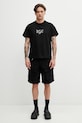 Ader Error T-shirt bawełniany męski BP01SSTS0109BK czarny