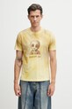 Andersson Bell Alien Machinery T-shirt bawełniany męski zielony atb1583u