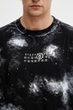 MM6 Maison Margiela T-shirt bawełniany męski czarny SH2GC0039.M20048