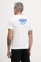 Alpha Industries T-shirt męski bawełniany Signature biały 266554