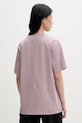 Odzież Barrow T-shirt bawełniany S6BWUATH010 różowy