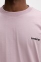 Barrow T-shirt basic damski bawełniany różowy S6BWUATH010