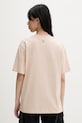 Odzież Barrow T-shirt bawełniany S6BWUATH010 beżowy