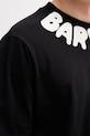 Barrow t-shirt bawełniany S6BWUATH071 czarny