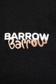 Barrow t-shirt bawełniany S6BWUATH076 czarny