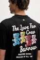 Barrow t-shirt bawełniany S6BWUATH077 czarny