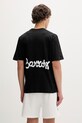 Odzież Barrow t-shirt bawełniany S6BWUATH078 czarny